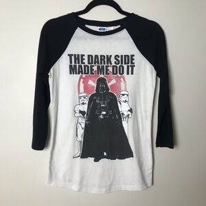 Star Wars “Dark side Made me do it” t-shirt. Size small